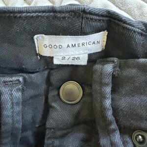 Women’s good American black flares NWOT